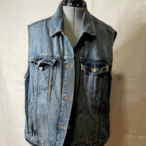 Old Navy Light Blue Denim Vest Plus size 2x